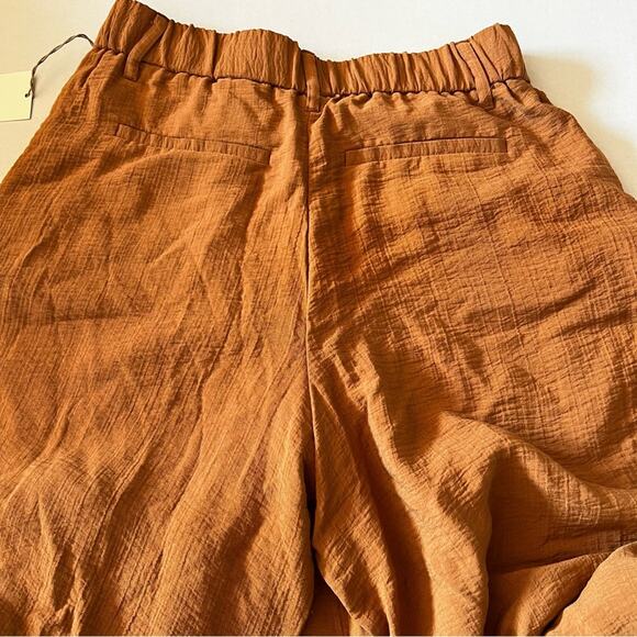 A New Day Brass Trumpet Wide Legged Dress Pant NWT size 8 high waist - Picture 5 of 5